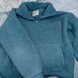 extra small fuzzy quarter zip!